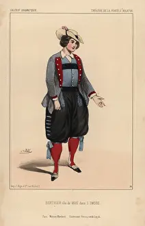 Berthier: Ballet dancer Berthier as Max in the ballet-pantomime