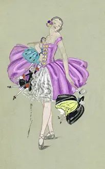 Dexter: Ballet dancer with three dolls
