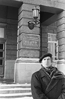 Bashkiria: Ballet dancer Rudolf Nuriyev in Ufa. 1987