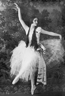 Long Haired: Ballet dancer on her toes