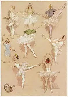 Musique: Ballet dancers exercising
