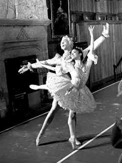 Lanhydrock: Ballet dancers at Lanhydrock House, Cornwall