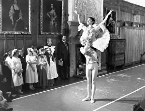 Lanhydrock: Ballet dancers at Lanhydrock House, Cornwall