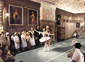 Bodmin: Ballet dancers at Lanhydrock House, Cornwall