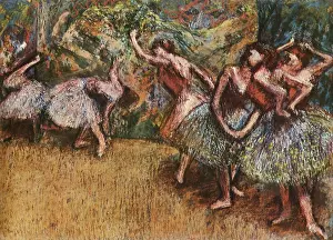 Degas: Ballet Scene, by Degas