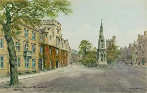 Balliol: Balliol College and Martyrs Memorial, Oxford, Oxfordshire