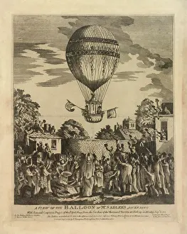 Monday: Balloon ascending with Sadler and Paget