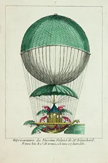 Blanchard: Balloon ascent by Blanchard
