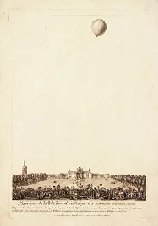 Vivarais: Balloon ascent, Champ de Mars, Paris