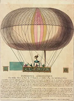 Meudon: Balloon ascent from St Cloud, Paris