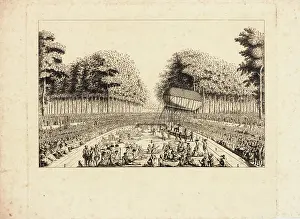 Meudon: Balloon ascent from St Cloud, Paris