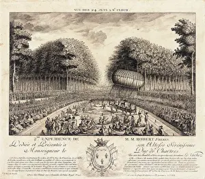 Fleur: Balloon ascent from St Cloud, Paris