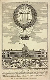 Tuileries: Balloon ascent, Tuileries Gardens, Paris