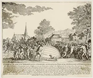 Montgolfier: Balloon Attacked - 1783