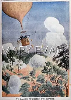 Narrowly: BALLOON AVOIDS FIRE/1911
