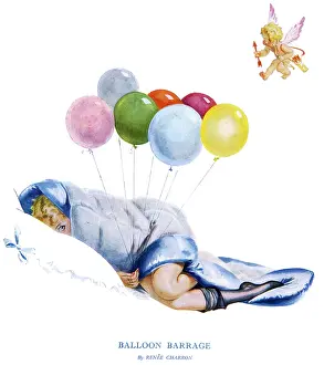 Quilt: Balloon Barrage by Renee Charron