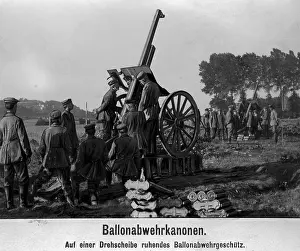 Cannons: Balloon defense guns, 1915