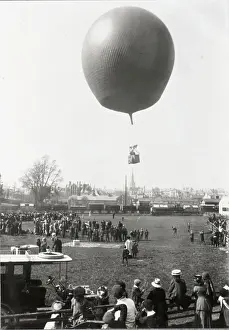 Monmouth: A balloon departing from Monmouth