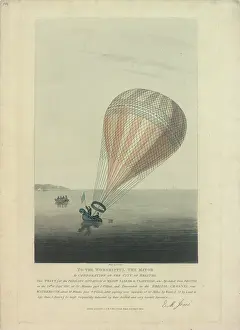Ascended: Balloon descending into Bristol Channel