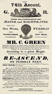 Patronage: Balloon event, Charles Green, Macclesfield