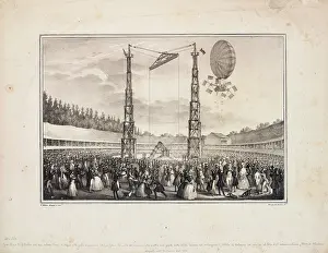 Propellers: Balloon launch from a stadium, Italy