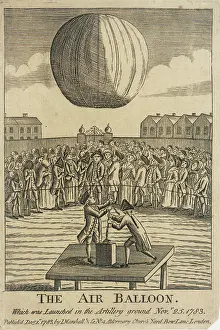 Balloon launched from Artillery Ground