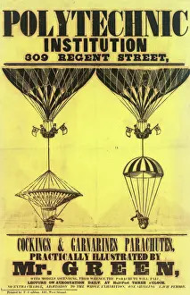 Ascending: Balloon and parachute lecture, Charles Green