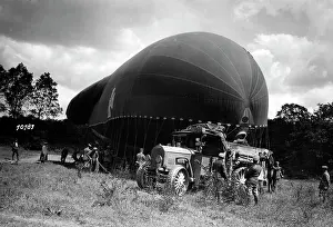 Winch: Balloon ready for take off