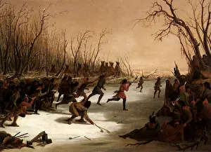 Sioux: Ballplay of Sioux on the St. Peters River