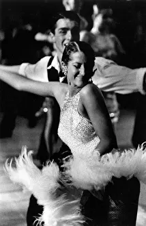 Feathery: Ballroom dancing couple - Blackpool