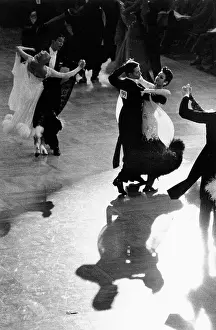 Dancefloor: Ballroom dancing couples - Blackpool