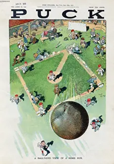 Dominated: Ball's-eye view of a home run