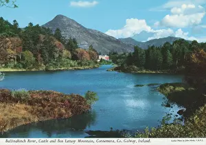 Connemara: Ballynahinch River, Castle, Ben Lettery, County Galway
