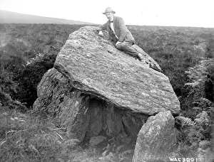 Cromlech: A Ballyvermaght Cromlech or Dolmen, Ballycastle