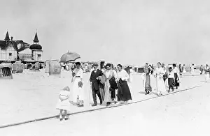 Bathers: Baltic Sea beach, 1918