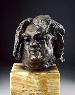 Scuplture: Balzac, Head before the Last Study