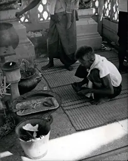 Divination: Bamboo sticks for luck, Thailand