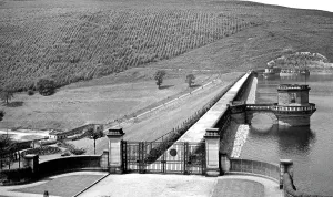 Bamford: Bamford, Dam and Win Hill c1955