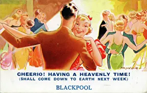 Bamforth: Bamforth Comic Postcard, Blackpool, Lancashire