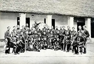 Dres: Band on the 2nd Dragoon Guards, India 1866