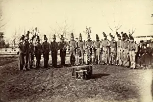 Semicircle: Band of 9th Veteran Reserve Corps, Washington, DC, April, 18