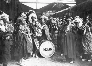 Lazare: Band from the Indian reservation, 1931
