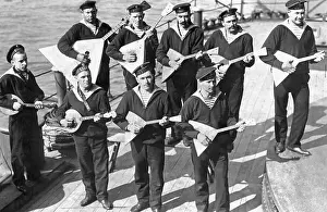Seaman: Band of the Russian Navy in Kiel, 1909