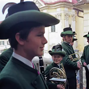 Hubmann: Band in traditional Styrian costume
