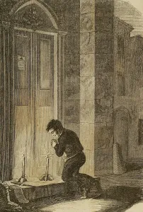 Repentance: The bandit Joan Serra (d. 1815) praying, after