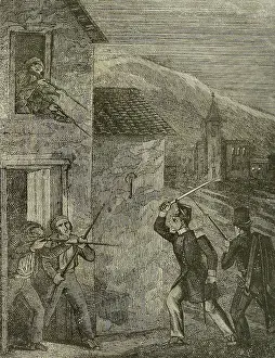 Mossos: Banditry. Catalonia, 19th century. Surrender