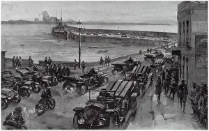 Koekkoek: Bangor Harbour, guns for Ulster