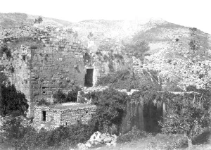 Philippi: Banias, the ancient Caesarea Philippi c1857