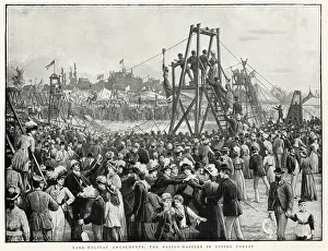 Amusements: Bank Hoilday at Amusements in Epping Forest 1893