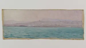 Brokman: Bank of the Nile river, Egypt